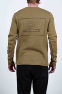 PACE crew neck, army camel