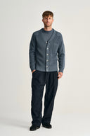 ROBUST cardigan, slate blue (f)