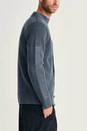 ROBUST cardigan, slate blue (f)