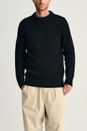 ROBUST crew neck | rund hals, black void (f)