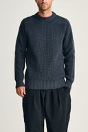 ROBUST crew neck | rund hals, shadow blue (f)