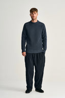 ROBUST crew neck | rund hals, shadow blue (f)