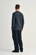 ROBUST crew neck | rund hals, shadow blue (f)