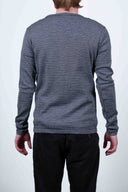 TYPE crew neck, carbon silver blend
