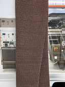 LOYAL blanket, rusty red / white camel