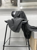 HAVEN blanket, medium grey - mel. (B)
