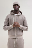 ROENTGEN 4J hoodie, taupe melange