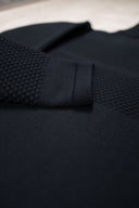 FISHERMAN-III high neck, navy blue