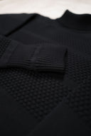 FISHERMAN sweater, black void