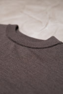 SOLO crew neck, terra magma brown (fw)
