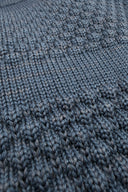 FISHERMAN sweater | høj hals, tidal fade blue