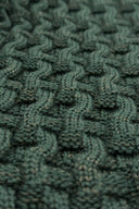 STARK cardigan, natural machine green