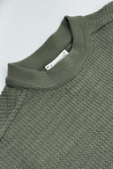 ROENTGEN-II crew neck | rund hals, natural green (f)